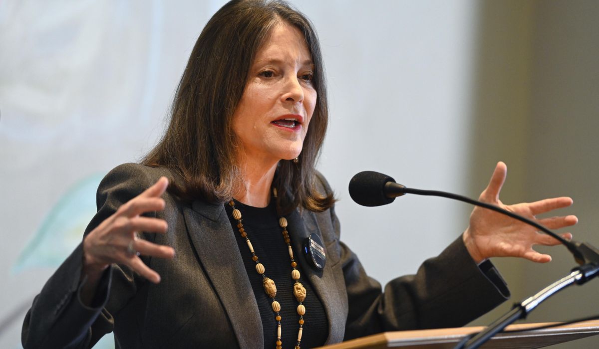 Bestselling spiritual author Marianne Williamson presses on with against-the-odds presidential run