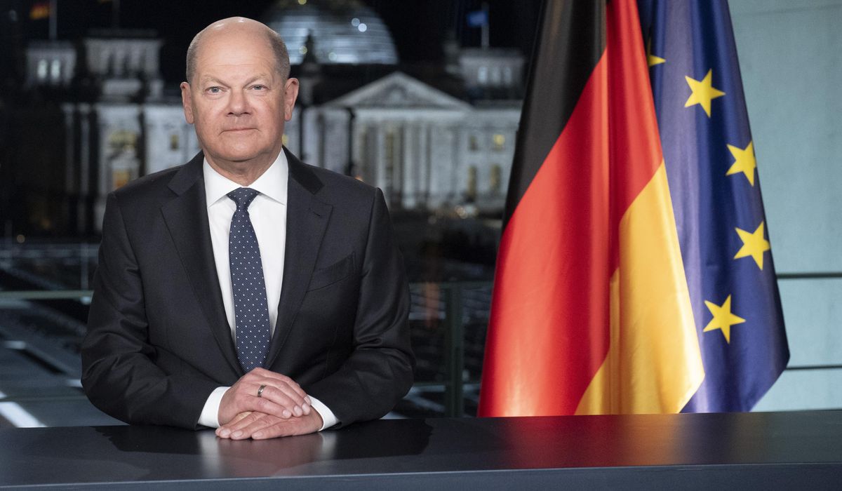 Germany’s Chancellor Olaf Scholz uses his New Year’s speech to convey confidence