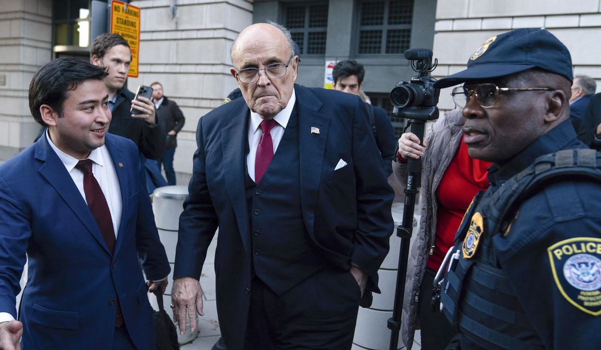 Giuliani files for bankruptcy after $148 million bill in defamation suit