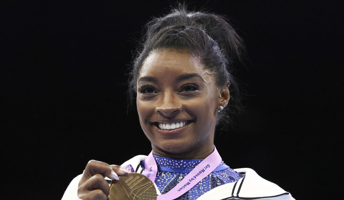 Gymnastics star Simone Biles named AP Female Athlete of the Year a third time after dazzling return