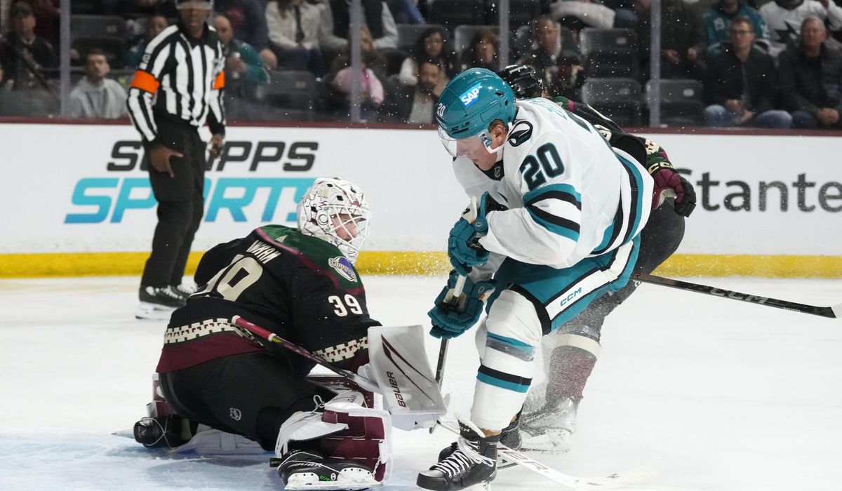 Ingram makes 21 saves for 3rd shutout, Maccelli scores in Coyotes’ 1-0 victory over Sharks