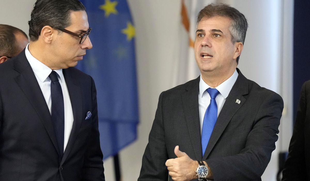 Israel’s top diplomat wants to fast-track humanitarian aid to Gaza via maritime corridor from Cyprus