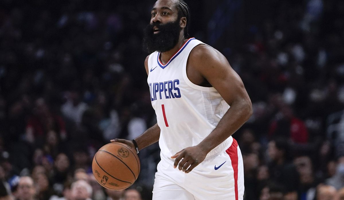 James Harden scores his 25,000th point, leads streaking Clippers past slumping Warriors 121-113