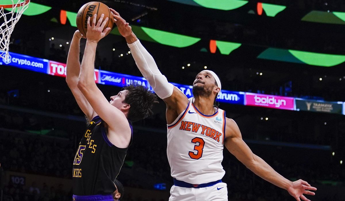 Knicks overcome LeBron James’ 109th triple-double and hold off the Lakers 114-109