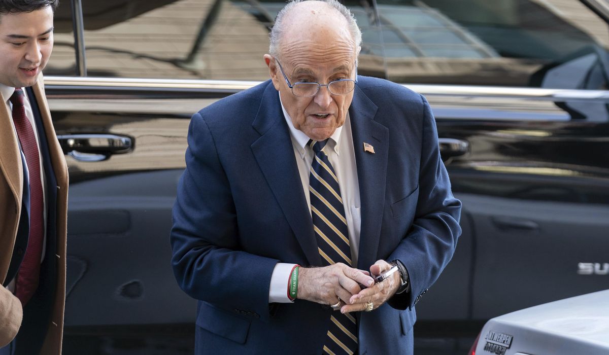 Lawyer highlights Giuliani’s continued false claims as election workers’ damages trial nears a close