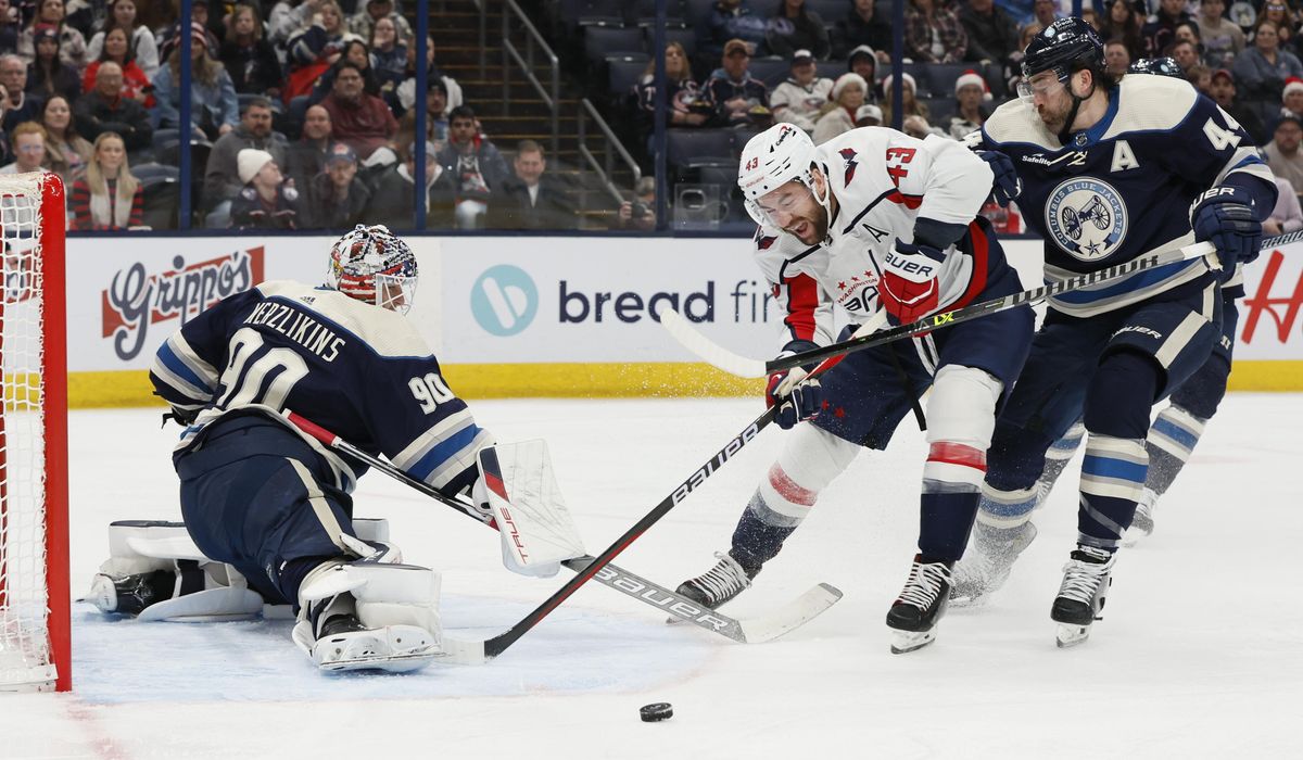 Ovechkin scores his first goal in 15 games to lift Capitals to win over Blue Jackets in OT