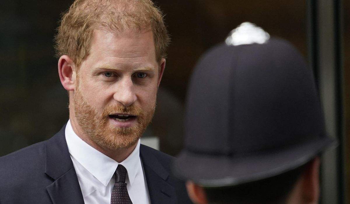 Prince Harry challenges the decision to strip him of security in Britain after he moved to U.S.