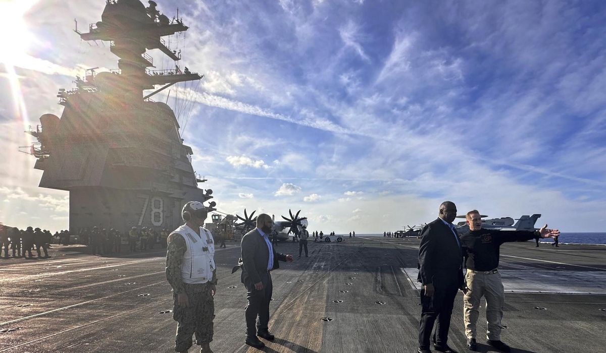 The USS Gerald R. Ford aircraft carrier is returning home after extended deployment defending Israel